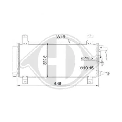 Condenser, air conditioning (DCC1668)