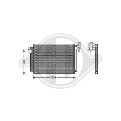Condenser, air conditioning (DCC1567)