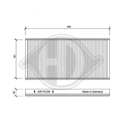Filter, cabin air (DCI1125)