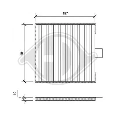 Filter, cabin air (DCI0191)