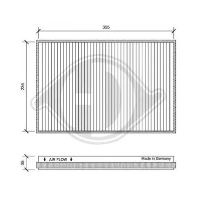 Filter, cabin air (DCI0151)
