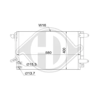 Condenser, air conditioning (DCC1865)