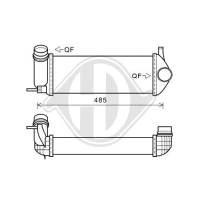 Charge Air Cooler (DCA1129)