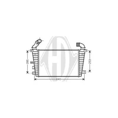 Charge Air Cooler (DCA1104)