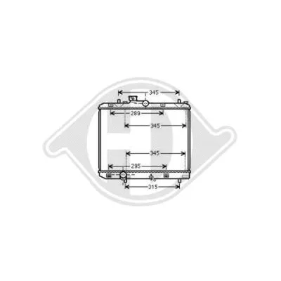 Radiator, engine cooling (DCM3118)