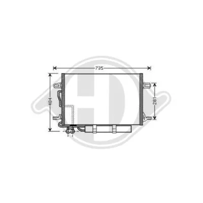 Condenser, air conditioning (DCC1689)