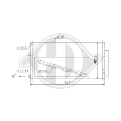 Condenser, air conditioning (DCC1990)