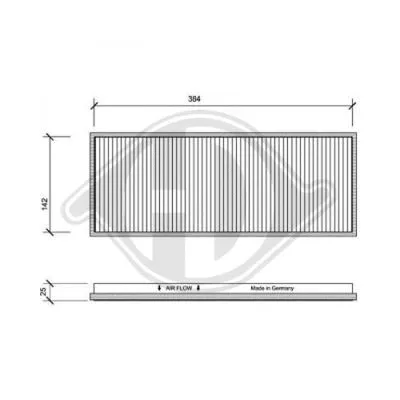 Filter, cabin air (DCI1009)