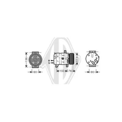 Compressor, air conditioning (DCK1462)
