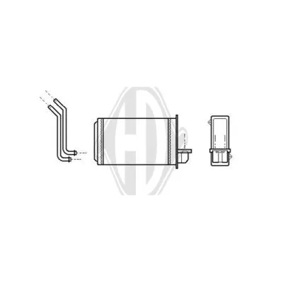 Heat Exchanger, interior heating (DCM1176)