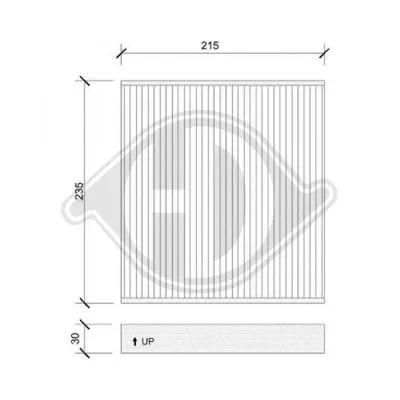 Filter, cabin air (DCI1139)