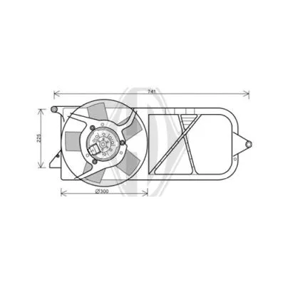 Fan, engine cooling (DCL1154)