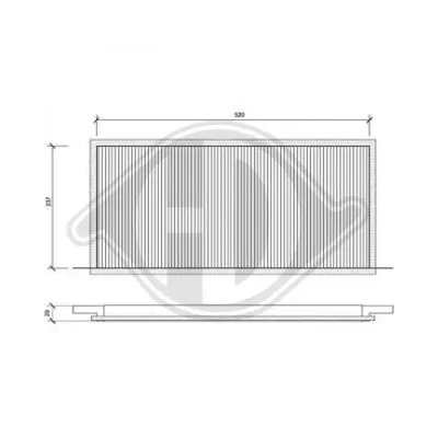 Filter, cabin air (DCI0085)