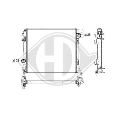Condenser, air conditioning (DCM3856)