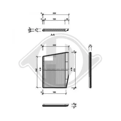 Filter, cabin air (DCI0809)