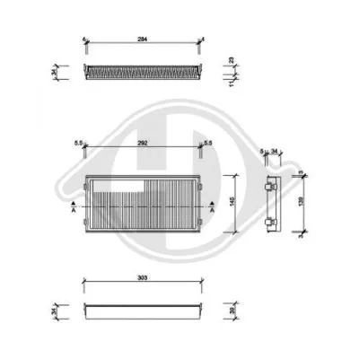 Filter, cabin air (DCI0164S)