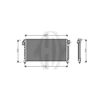 Condenser, air conditioning (DCC1373)