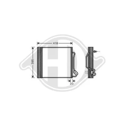 Condenser, air conditioning (DCC1685)