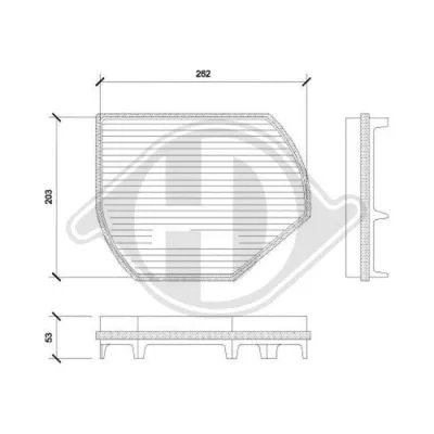 Filter, cabin air (DCI0800)