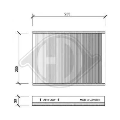 Filter, cabin air (DCI1062)