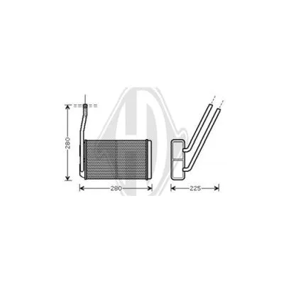 Heat Exchanger, interior heating (DCM1015)