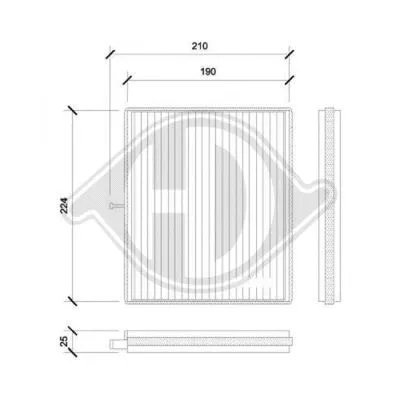 Filter, cabin air (DCI0841)