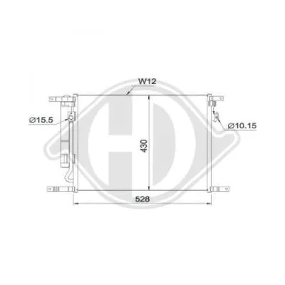 Condenser, air conditioning (DCC1885)