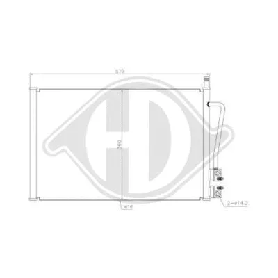 Condenser, air conditioning (DCC1170)