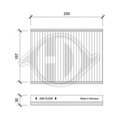 Filter, cabin air (DCI1245)