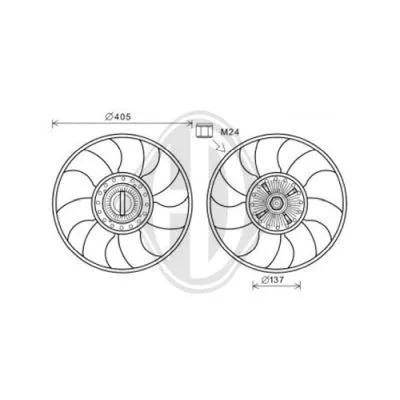 Fan, engine cooling (DCL1303)