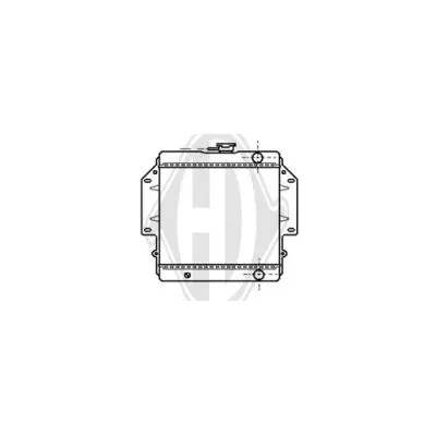 Radiator, engine cooling (DCM3058)