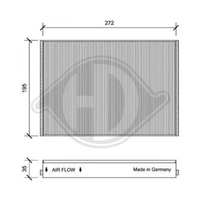 Filter, cabin air (DCI1154)