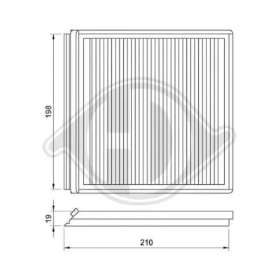 Filter, cabin air (DCI0018)