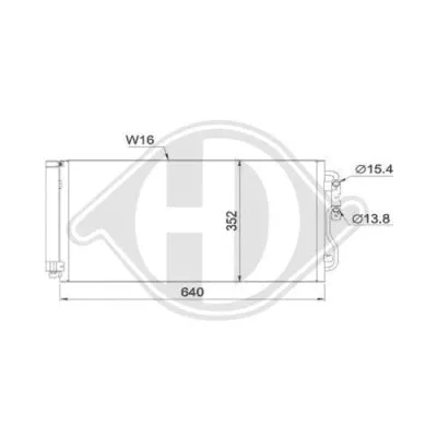 Condenser, air conditioning (DCC1576)