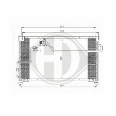 Condenser, air conditioning (8562301)