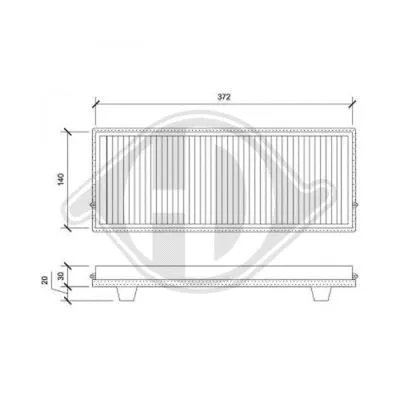 Filter, cabin air (DCI1117)