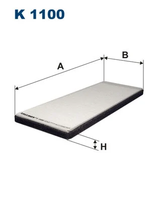 Filter, cabin air (K 1100)