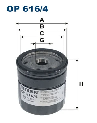 Oil Filter (OP 616/4)