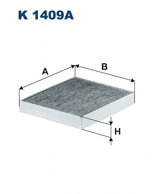 Filter, cabin air (K 1409A)
