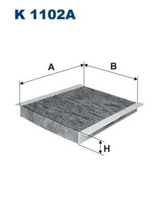 Filter, cabin air (K 1102A)