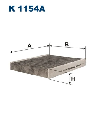 Filter, cabin air (K 1154A)
