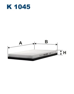 Filter, cabin air (K 1045)