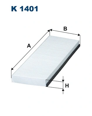 Filter, cabin air (K 1401)
