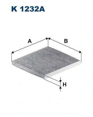 Filter, cabin air (K 1232A)