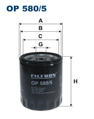 Oil Filter (OP 580/5)