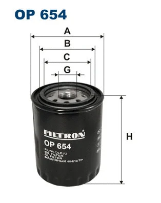Oil Filter (OP 654)
