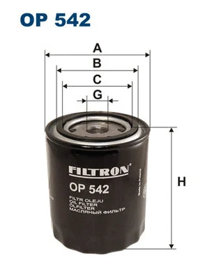 Oil Filter (OP 542)