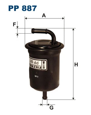Fuel Filter (PP 887)
