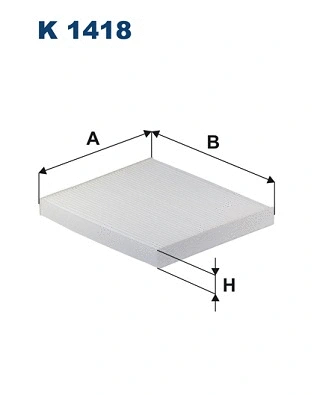 Filter, cabin air (K 1418)