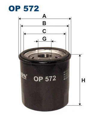 Oil Filter (OP 572)